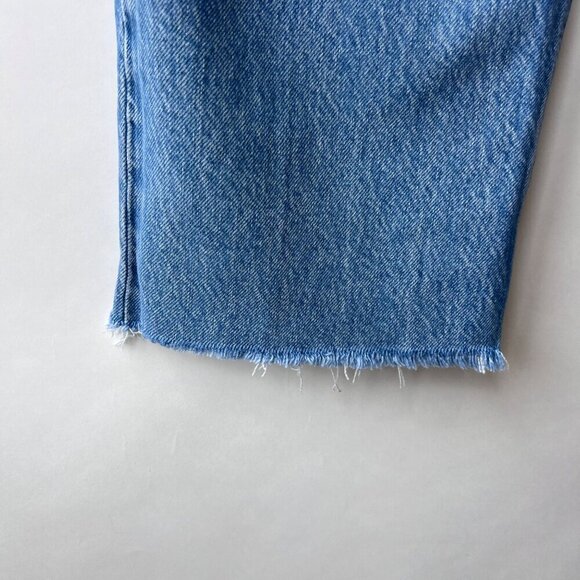 Reformation Cynthia Highrise straight long jeans, Medium wash, Size 31 N49 - Picture 7 of 10